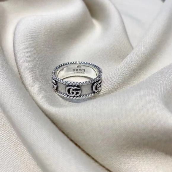 Gucci Jewelry - 🎄 SALE! Authentic Gucci Double G Sterling Silver Ring
